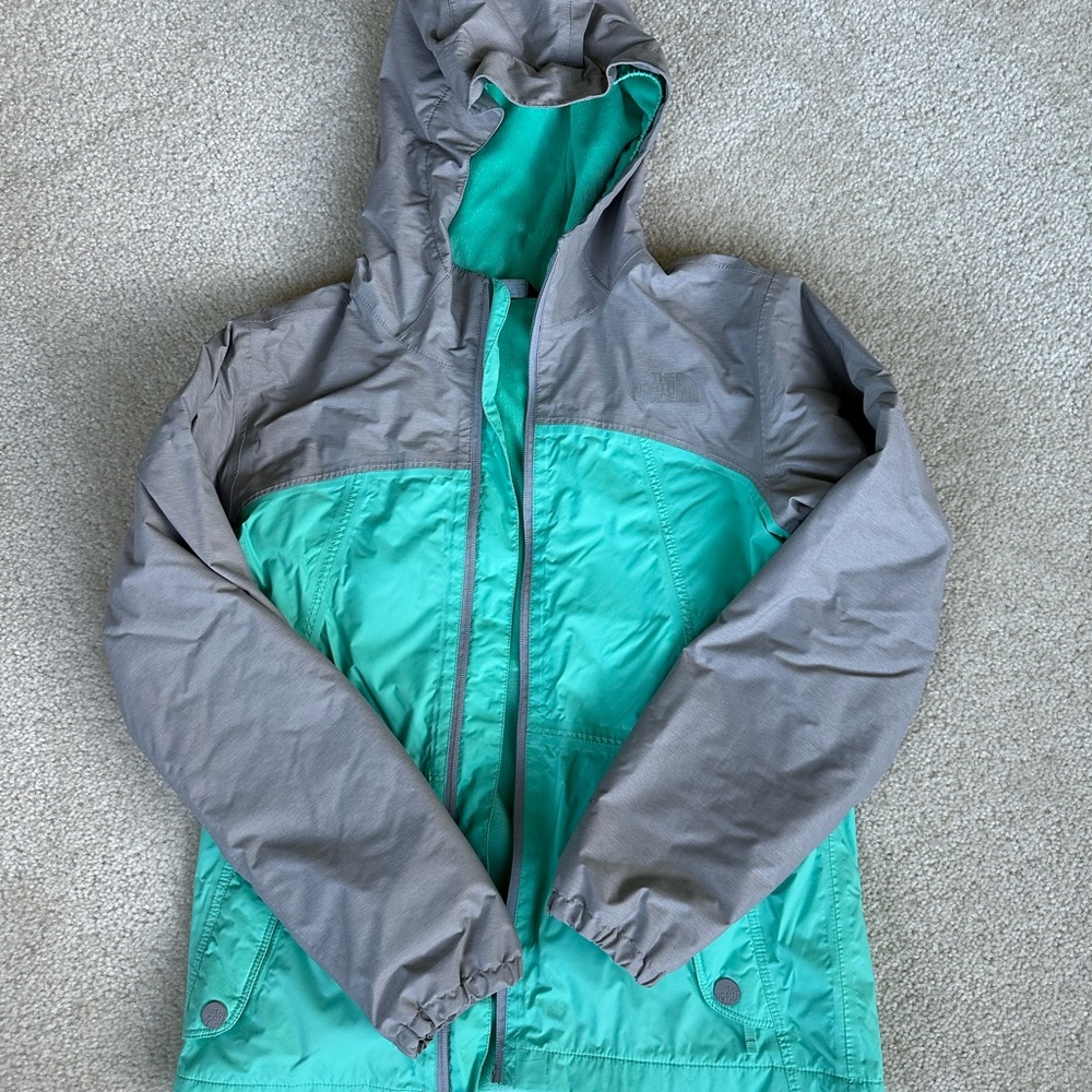 The North Face Warm Storm Rain Jacket - Girls' size Large (gently used-like new)